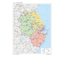 标准地图服务里的“长江三角洲地区”地图:做长三角PPT,这一张就够了